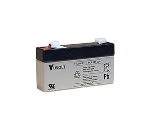 Batterie Plomb Etanche AGM VRLA Y1.2-6FR Yuvolt Yucel Yuasa 6V 1.2Ah