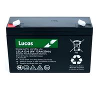 Batterie Plomb Etanche Stationnaire Lucas VRLA AGM LSLA12-6 6V 12Ah.