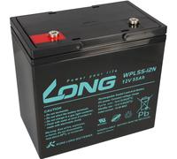Batterie Plomb Gel Kung Long 12V 55Ah WPL55-12N Longue Durée