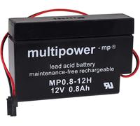 Batterie plomb Powery (multipower) MP0.8-12H pour bouton-poussoir moteur