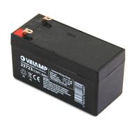 Batterie plomb rechargeable 12V 1,3Ah avec connexions Faston F1 - VELAMP - 23723