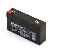Batterie plomb rechargeable 6V 1,3Ah avec connexions Faston F1 - VELAMP - 23720