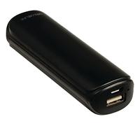 Batterie portable 2 200 mAh, 5 V, 1 A, noire