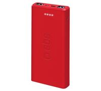 Batterie externe fast charge de 10000 mAh 2 USB Rouge -