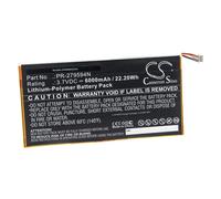 Batterie pour Acer Iconia One 10 B3-A40 6000mAh 3,7V