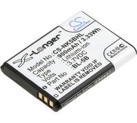 Batterie pour Alcatel One Touch S680, Alligator D100 (eq. N5B80T), 900mAh