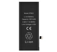 Batterie pour Apple iPhone SE 2020 1821mAh 100% compatible Noir