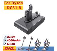 Batterie pour aspirateur Dyson, compatible avec les modèles DC35, DC45, DC31B, DC34, DC44 Animal, DC56, DC57, DC31, Type-B, 22.2V, 4000mAh, Eddie ion, batterie uniquement adaptée au type B 2 PACK