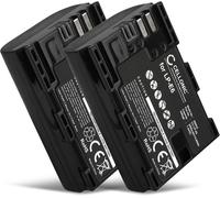 Batterie Pour Caméra, Compatible Avec Blackmagic Eos Pocket Cinema 4K, Compatible Avec Canon Lp-E6Nh (7.4V, 2000Mah) 2 Pièces[GOP6255251]