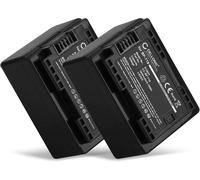 Batterie Pour Caméra, Compatible Avec Legria Hf R56, Bp-745, Vixia R800, M52 (3.6V, 1600Mah) 2 Pièces[ZHA5220001]3381]