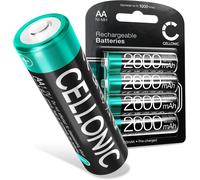 Batterie pour Caméra, Compatible avec Nikon en-MH2, Coolpix B500, L29, A10, L25, L27 (1.2V, 2600mAh) 4 Pièces