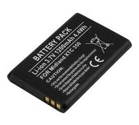 Batterie pour Caméra Midland XTC 350 Li ion 3.7V 1200mAh 4.4Wh Avizar Noir Noir