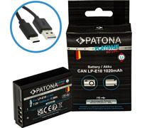 Batterie pour Canon LP-E10 avec entrée USB C LPE10 EOS1100D EOS 1100D