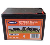 Batterie Pour Clôtures Électrifiées 9V 55Ah AMA Noir Produit En UE Code 046030