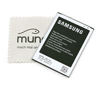 Batterie pour d’origine Samsung pour Samsung Galaxy S4 Mini (i9190) Galaxy S4 Mini LTE (i9195) B500BE avec Chiffon de Nettoyage Mungoo