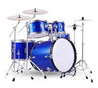 Batterie pour débutant - Kit complet de percussion avec bâtons et trône pour apprendre et s'entraîner