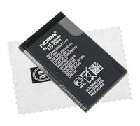 Batterie pour d'origine BL-4C Li-ION pour Nokia 6101/6102/6103/6125/6131/6136/6170/6260/6300/6300i/7270N/X2/2220 Slide/3500 Classic avec Chiffon de Nettoyage Shlok