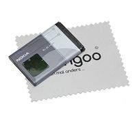 Batterie pour d'origine Nokia BL-4C Li-ION pour Nokia 6101/6102/6103/6125/6131/6136/6170/6260/6300/6300i avec Chiffon de Nettoyage mungoo