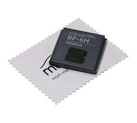 Batterie pour d'origine Nokia BP-6M LiPolymer pour Nokia 3250, 6151, 6233, 6234, 6280, 6288, 9300, N73, N77, N93 avec Chiffon de Nettoyage mungoo