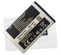 Batterie pour d'origine Samsung AB463651BU pour Samsung B3410 W559 S5620I S5630C S5560 C3370 C3200 C3518 C3060 J808 F339 F400 S5296 C3322 L708E S5610 avec Chiffon de Nettoyage Shlok