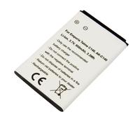 Batterie pour Emporia Telme C140 Li-ion 3.7V AK-C140 900mAh 3.3Wh Blanc