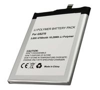 Batterie pour Gigaset GS270 Li-Polymer 3.85V 4750mAh 18.3Wh Noir / Argent
