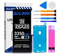 Batterie pour iPhone 12/12 Pro 3350mAh Haute Capacité Kit Réparation Outils | Longue autonomie, performance stable, protection contre surcharge, installation facile, remplacement DIY, utilisation fiable