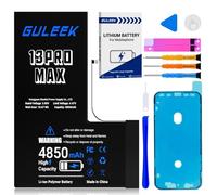Batterie pour iPhone 13 Pro Max 4850mAh Haute Capacité Kit Réparation | Longue autonomie, performance stable, protection contre surcharge, installation facile, remplacement DIY, utilisation fiable
