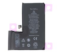 Batterie pour iPhone 14 Pro Li-Polymer 3.87V 3200mAh 12.38Wh Noir