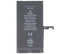 Batterie pour iPhone 15 Li-Polymer 3.87V 3349mAh Diagnostiquable Noir