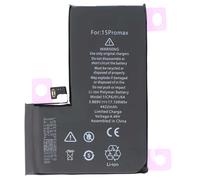 Batterie pour iPhone 15 Pro Max Li-Polymer 3.86V 4422mAh 17.1Wh Noir