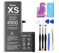 Batterie pour iPhone XS, 4900mAh Batterie de Remplacement Polymère Li-ION Haute Capacité Compatible avec iPhone XS(A2097 A1920 A2100), Battery Interne avec Kit d'Outils de Remplacement