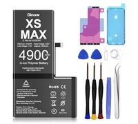 Batterie pour iPhone XS Max, 4900mAh Batterie de Remplacement Polymère Li-ION Haute Capacité Compatible avec iPhone XS Max, Batteri Interne pour iPh-One XSMAX avec Kit d'Outils de Remplacement