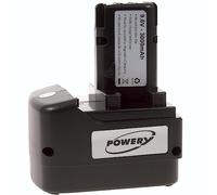 Batterie pour metabo type 6.31728.00 3000mAh NiMH, 9,6V, NiMH