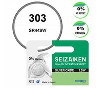 Batterie pour montre 303 1,55 V oxyde d'argent Seizaiken Seizaiken (Seiko)