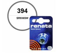 ""Batterie pour montre Renata oxyde d'argent 1,55 V 394 1 Pile 1,5 mm Pile Renata""