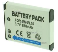 Batterie pour NIKON EN-EL19 - Garantie 1 an