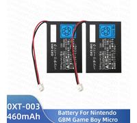 Batterie pour Nintendo GBM Game Boy Micro OXY003 460mAh 3.8V, batterie au lithium rechargeable, batterie Lipo de remplacement pour console de jeu 8PCS