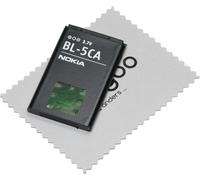 Batterie Pour Nokia Bl-5ca 1110, 1111, 1112, 1200, 1208, 1209, 1680c Liion Avec Chiffon De Nettoyage Mungoo