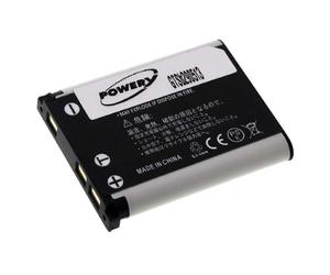 Batterie pour Olympus Type Li-42B, 740mAh / 2,7Wh, 3,7V, Li-ION, Noir