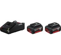 Batterie pour outil et chargeur Bosch Professional 2x GBA 18V 4.0AH + GAL 18V-40 Professional 1600A019S0 4 Ah Li-Ion