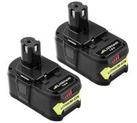 Batterie pour outils - Topbatt 2x 5,5Ah (18V) - Li-ion - Compatible Ryobi ONE+ - Protection surcharge/surchauffe
