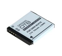 Batterie pour Panasonic DMC-FS16 FS18 FS22 FS27 FS35 FS40 DMC-FT20 mungoo | pour FS18/FS22/FS27/FS35/FS40/FS41/FS45/DMC-FT20/FT25/FT30/DMC-FX80/FX90/SZ5, remplace batterie d'origine DMW-BCK7, mungoo