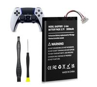 Batterie pour PS5 DualSense Edge, batterie de rechange haute capacité 3000mAh pour contrôleur sans fil Sony PlayStation 5 DualSense Edge CFI-ZCP1 avec kit d'outils