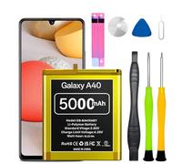 Batterie pour Samsung Galaxy A40(EB-BA405ABE), 5000mAh (2026 Nouvelle Version) Plus Grande capacité 0 Cycle Li-Polymer Batterie de Remplacement pour Galaxy A40 A405F avec Outils Professionnels