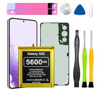 Batterie pour Samsung Galaxy S22,5600mAh (2026 Nouvelle Version) Plus Grande capacité 0 Cycle Li-Polymer EB-BS901ABY Batterie de Remplacement pour Galaxy S22 5G SM-S901U avec Outils Professionnels