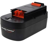 Batterie pour scie d'élagage Black & Decker GPC1800 NiMH, 18 V, NiMH