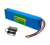 Batterie pour Scooter Électrique 36V 9AH Batterie Lithium-ION Étanche pour Vélo Électrique avec 42V 2A Chargeur 10S3P Batterie De Remplacement Carte De Protection Intégrée T