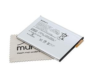 Batterie pour Sony d'origine LIS1553ERPC pour Sony Xperia XA1 Plus, XA2 Ultra, XA2 Plus (1308-3586) avec chiffon de nettoyage mungoo
