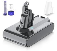 Batterie pour V6, Powtree 6000mAh Remplacement pour Dyson Batterie DC58 DC62 Animal Absolute Motorhead Fluffy DC59 DC61 DC72 DC74 SV03 SV04 SV05 SV06 SV07 SV09 Aspirateurs